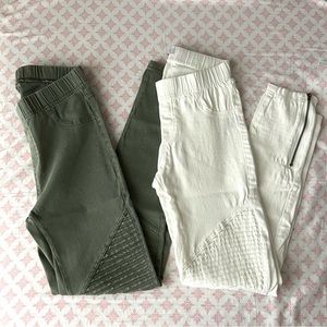 2 Pairs of Beulah Moto Leggings
